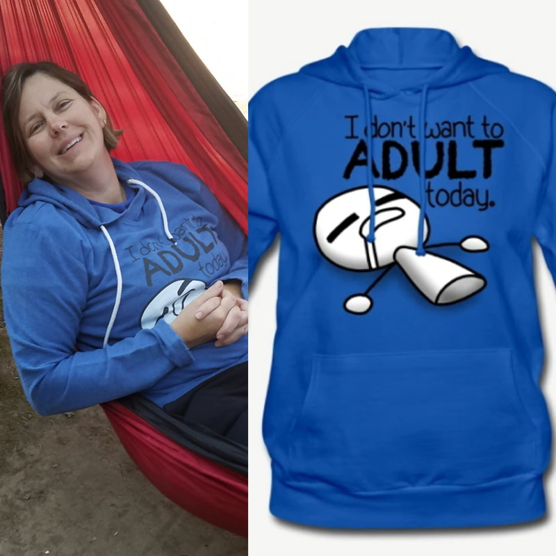 Don't Wanna Adult Hoodie
